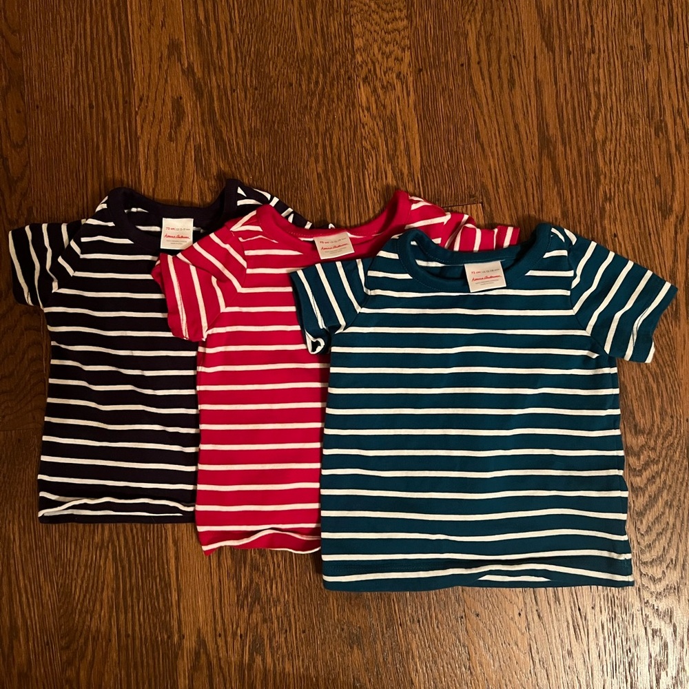 Hanna Andersson striped shirt bundle